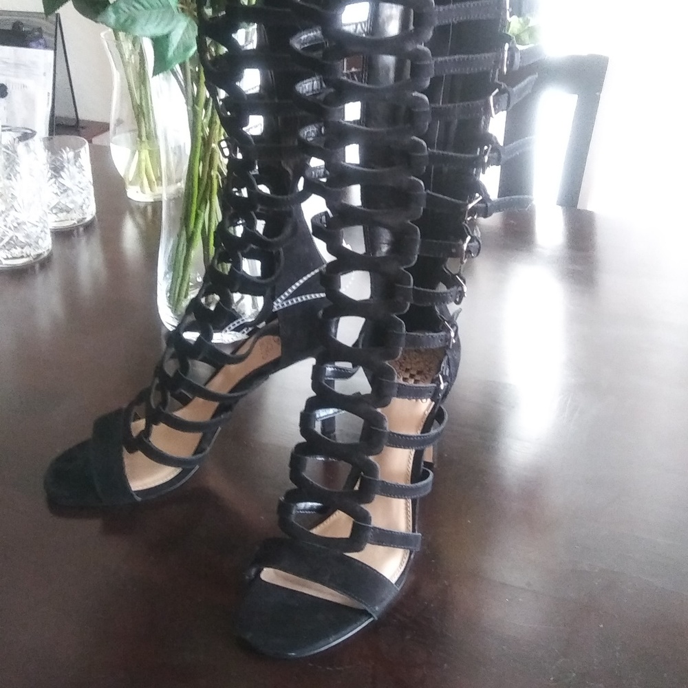 Vince Camuto Size 10 Buckle Boots - Picture 2 of 4